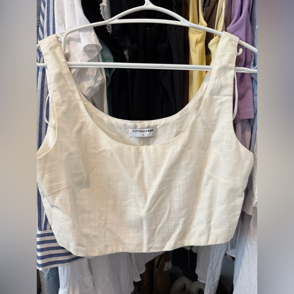 Chic Cream Wide Leg Jumpsuit